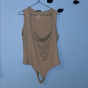 Olive Green Women's Bodysuit Top